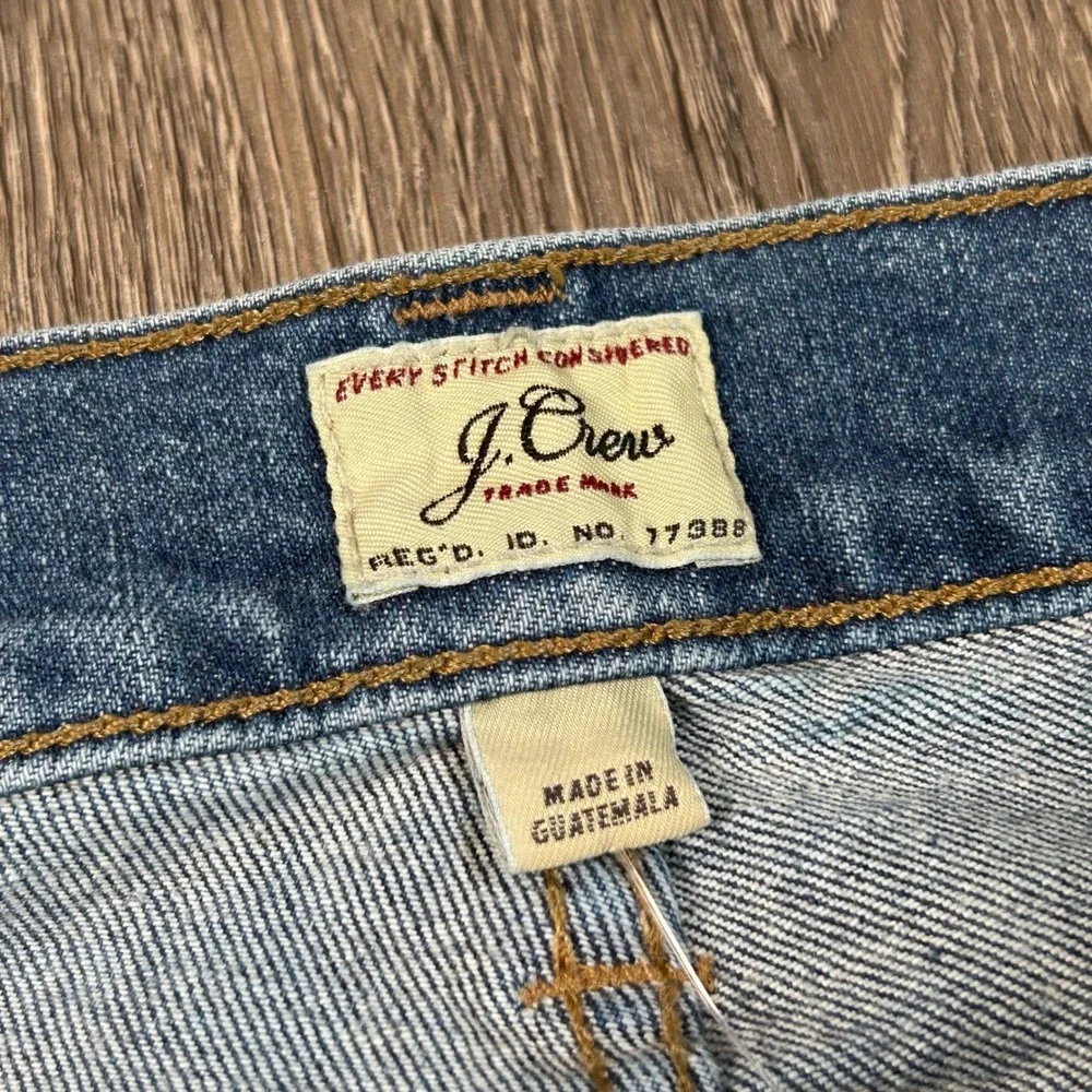 J Crew 250 Stretch Jeans 33x32 Blue Slim Tapered Leg Denim Pants